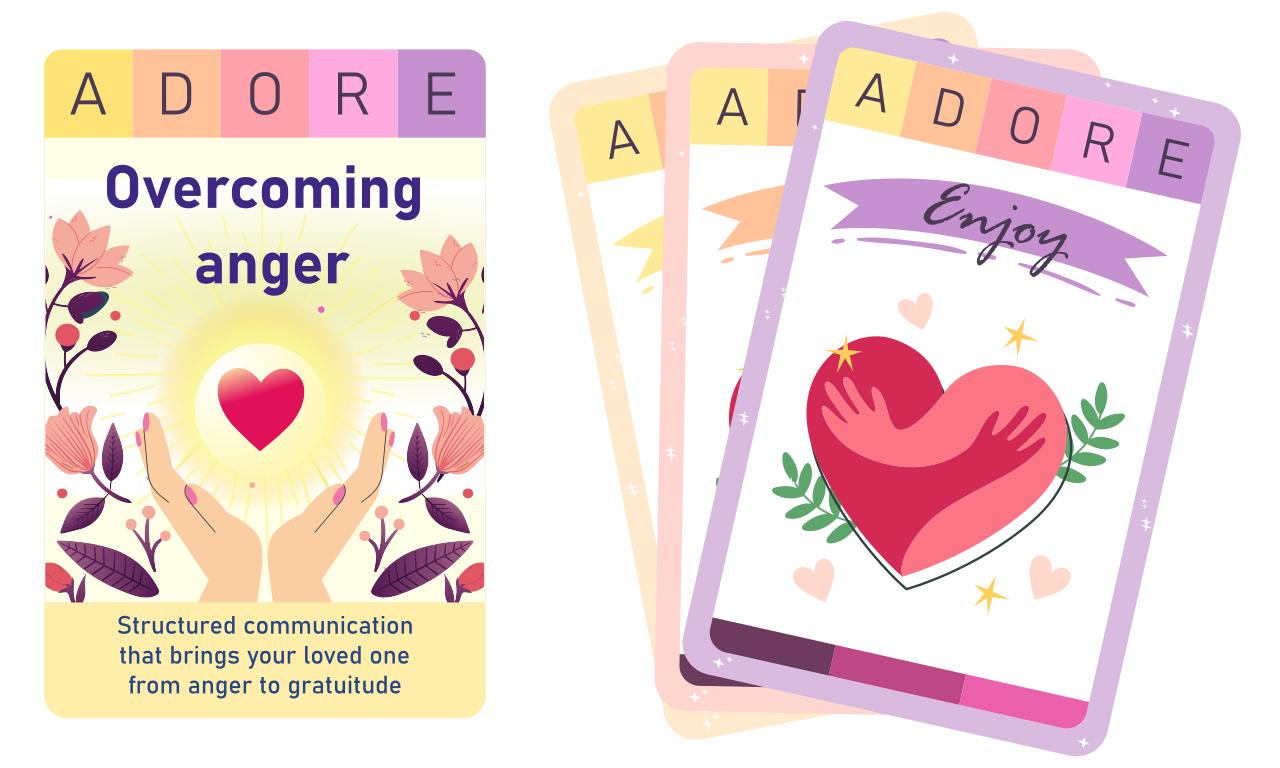 ADORE cards for structured conversation